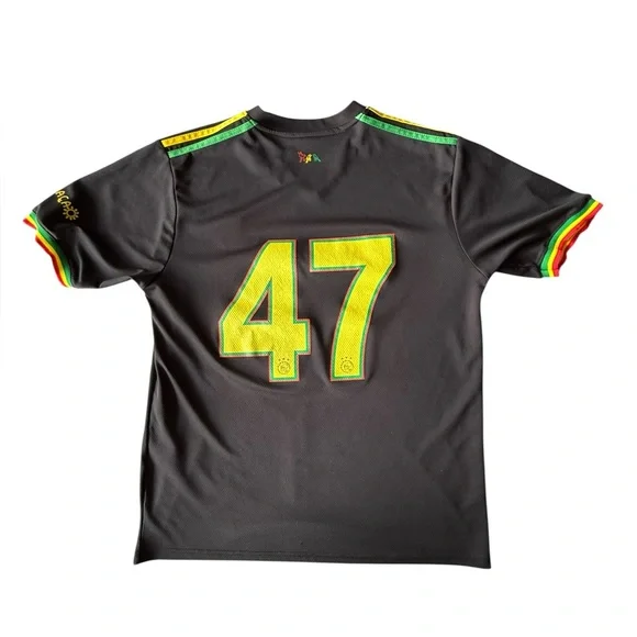 adidas Ajax Amsterdam 21/22 Third Kit Jersey Bob Marley Soccer